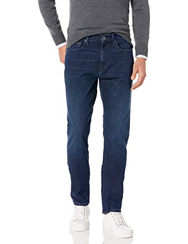 Goodthreads Herren Jeans aus Comfort-Stretch mit athletischer Passform, Indigo Geschmirgelt, 30W / 30L