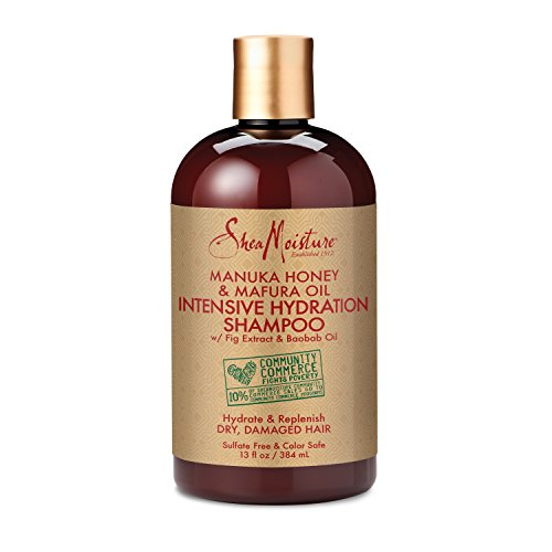 Shea Moisture Manuka Honey & Mafura Oil Intensive Hydration Shampoo with African Rock Fig & Baobab Oil 13 oz by Shea Moisture