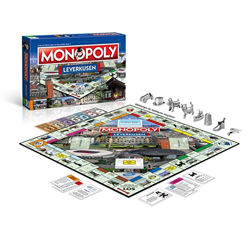 Monopoly Leverkusen Stadt Edition - Das weltberühmte Spiel um Grundbesitz und Immobilien