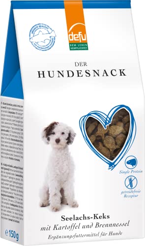 defu Hund | Keks Seelachs mit Kartoffel und Brennnessel | Premium Hundekekse | Leckerlis für Ihren Hund (6x150g)