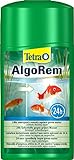 Tetra Pond AlgoRem - 24-Stunden-Soforthilfe gegen grünes Wasser im Gartenteich, bekämpft Schwebealgen, 1 L Flasche