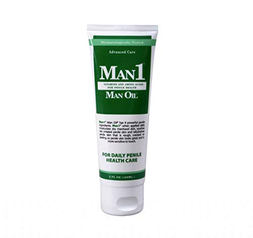 Man1 Man Oil Natural Penile Health Cream - M.B. Pflegt trockene, rote, rissige oder peelende Penilhaut und erhöht die Penilempfindlichkeit