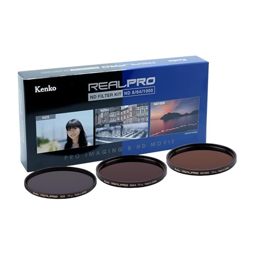 Kenko Filtersatz REALPRO ND Filter Kit ø82mm, ND8/64/1000, Inklusive Aufbewahrungskoffer