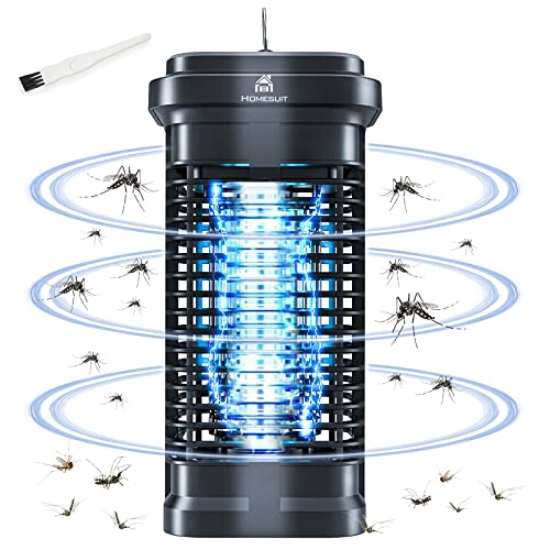 Elektrischer Insektenvernichter, Homesuit Mosquito Killer, Insektenfalle Mückenlampe,20W 4000V elektrische Moskito Zapper, Wirksam zum Reduzieren Fliegender Insekten für Innen Schlafzimmer und Gärten