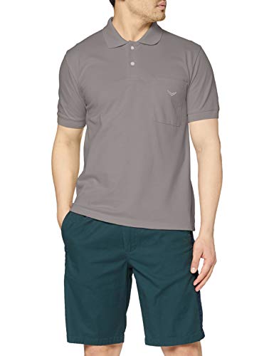 Trigema Herren Poloshirt , Grau (Cool-Grey 012) , XXX-Large
