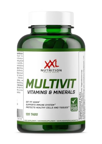 XXL Nutrition - Multivit - Multivitamin, Tabletten, Vitamin Supplements - 120 Kapseln