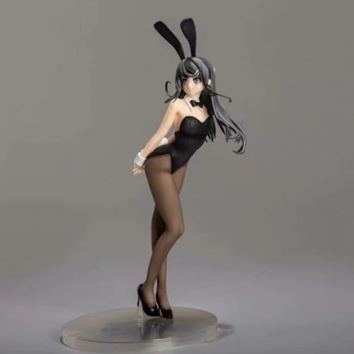 ENFILY für Bunny Girl Senior's Dream Stockings Mai Sakurajima Figur Modell Desktop Ornament Handgefertigtes PVC Anime Manga Charakter Modell Statue Figur Sammlerstücke Dekorationen Geschenke