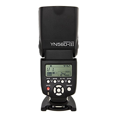 YONGNUO YN560 Mark III YN560-III YN560III Blitzgerät für Canon, Nikon, Pentax, Olympus + NAMVO Diffusor