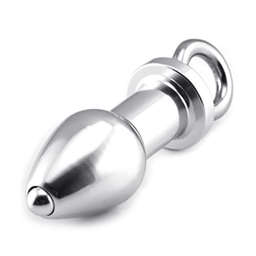 Sheuiossry Stainless Steel Anal Plug G-spot Butt Stimulation Massager Adult Sex Toy Fun, Safe and Stress Relief Adult Sex Toy for Women Men Couples