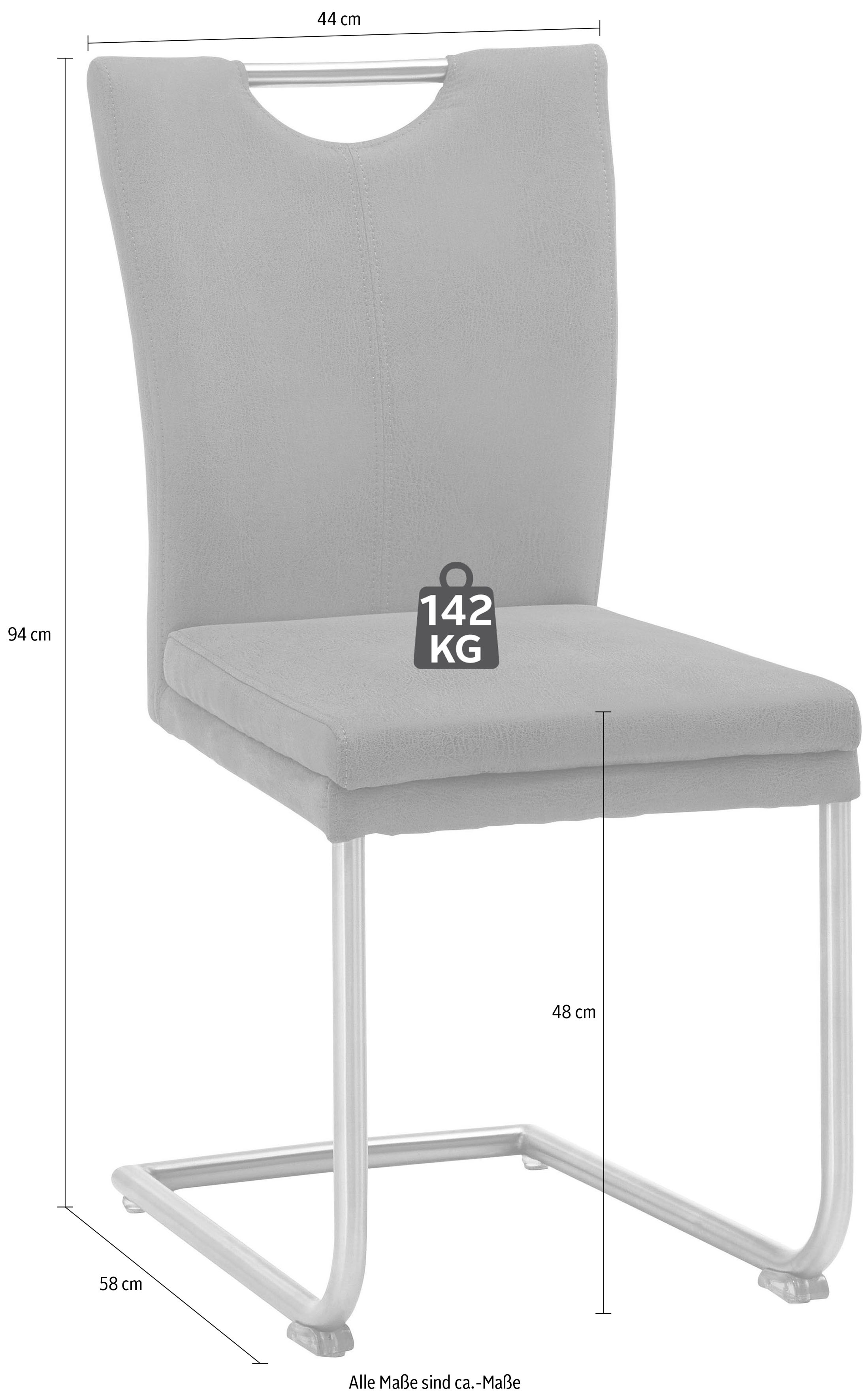 NIEHOFF SITZMÖBEL Esszimmerstuhl "Top Chairs", Microfaser 3