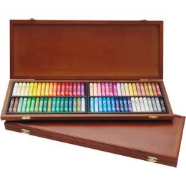 Mungyo Gallery Oil Pastels Wood Box Set of 72 Standard - Assorted Colors by Mungyo