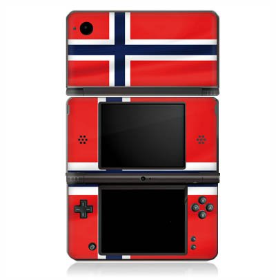 DeinDesign Skin kompatibel mit Nintendo DSi XL Folie Sticker Flagge Norwegen Flaggen