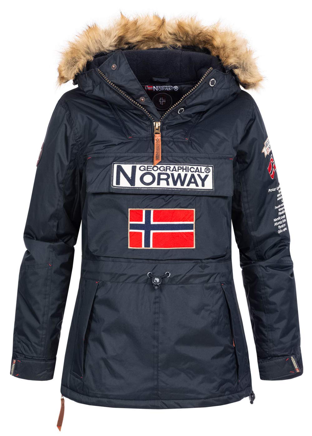 Geographical Norway Damen Boomera Jacke, Navy BLAU, 38
