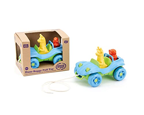Green Toys 8601308 Buggy-Auto Nachziehspielzeug, nachhaltiges Lernspielzeug für Babys und Kleinkinder ab 6 Monaten