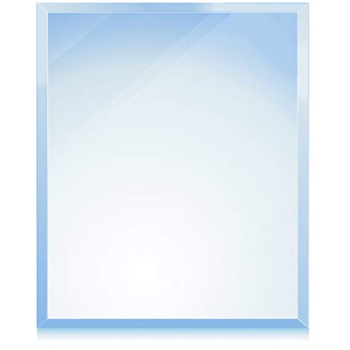BIJON Funkenschutz-Platte mit Facettenschliff | Glasplatte Kaminofen | Kaminschutz mit ESG Sicherheitsglas | Kamin Zubehör | Kamin Glasplatte | Quadrat 110 x 110 cm | 6mm