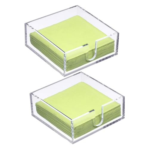 Acryl Papierhalter Stilvoller Transparenter Acryl Papierhalter Praktischer Tisch Organizer Papierhalter Für Küche Esszimmer Acryl Papierhalter Rechteckig