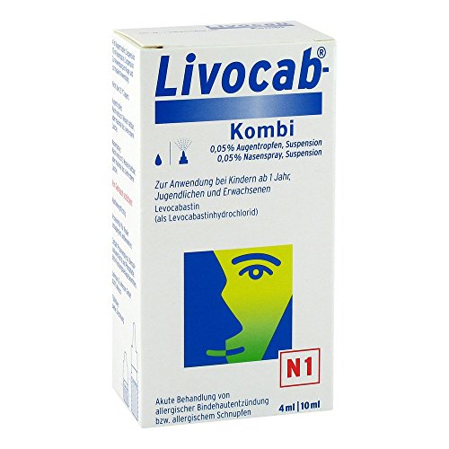 LIVOCAB Kombip.4 ml Augentr.+10 ml Nasenspray 1 St Kombipackung