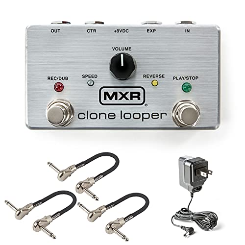 MXR M303 Clone Looper Pedal Bundle mit 3 MXR Patchkabeln
