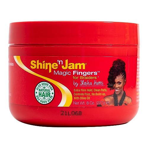Shine N Jam Magic Fingers For Braiders Extra Firm Hold 227 g (2 Stück)