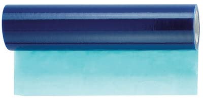 Glasschutzfolie selbstklebend 500mm x 100m blau
