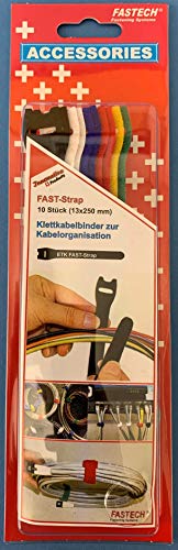 FASTECH 804-06C 10 Stk FAST-Straps 13x250 mm 6 Color