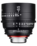 XEEN Cinema 85mm T1,5 PL Vollformat Objektiv MF Cine Video Lens für hohe Auflösungen mit Follow Focus Zahnkränze