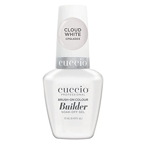 Cuccio Brush on Color Builder Gel mit Calcium LED/UV Cloud White 13ml