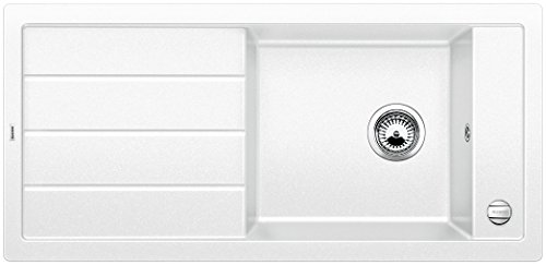 Blanco Mevit XL 6 S, Küchenspüle, Granitspüle aus Silgranit PuraDur, 1 Stück, weiß, 518366