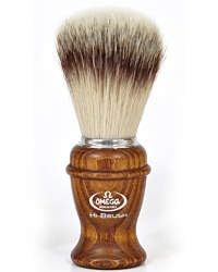 Omega 0146138 HI-Brush Spazzola da barba sintetica