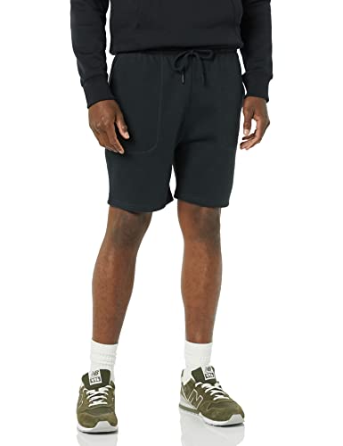 Amazon Aware Herren Shorts weiches Fleece, Verwaschenes Schwarz, M