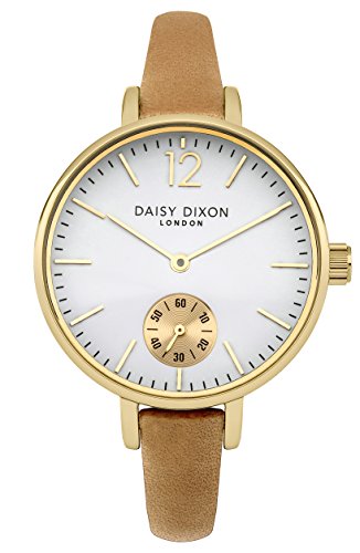 Daisy Dixon Damen Analog Quarz Uhr mit Leder Armband DD026EG