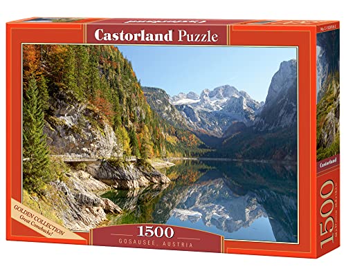 CASTORLAND 1500 Teile Puzzle Gosausee Österreich Idyllisches Puzzle Bergblick Erwachsene Puzzle Castorland C-152018-2