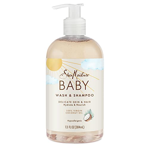 Shea Moisture 100 Percent Virgin Coconut Oil Baby Wash and Shampoo