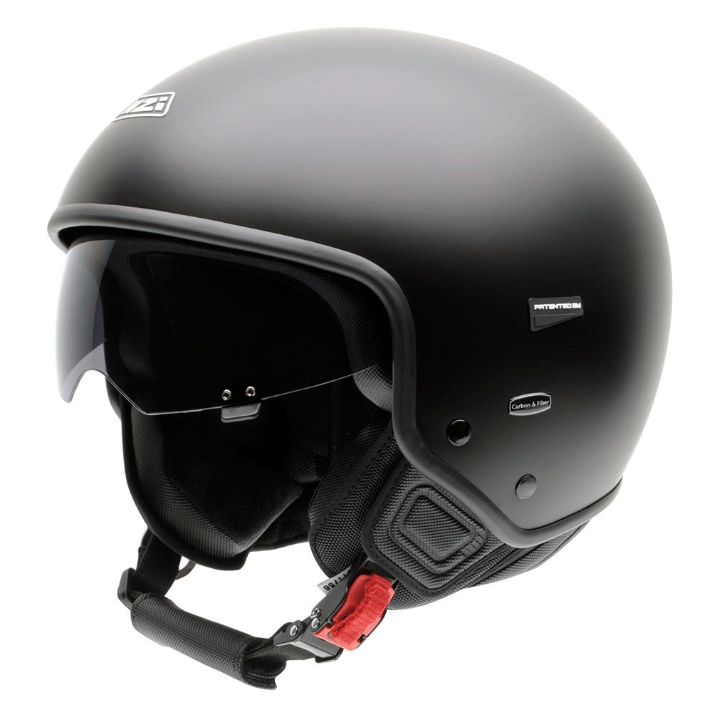 NZI Citycenter Motorradhelm, Schwarz Matte, 58-59 cm