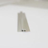 Verbindungsprofil 3,3x0,7x210 cm, alu chromeffekt