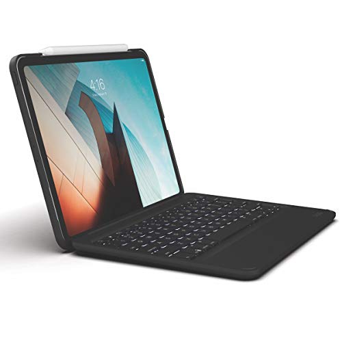 ZAGG 103002357 Folio-Tastatur mit Hintergrundbeleuchtung, für iPad Pro 11 Zoll (2018) und iPad 11 Zoll (2020)