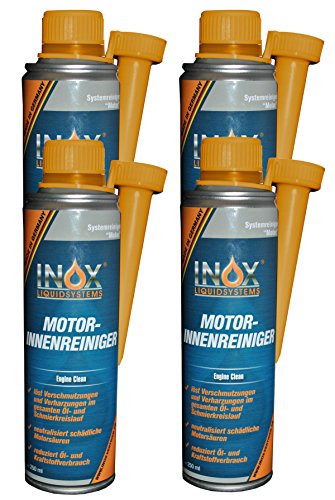 INOX® Motorinnenreiniger Additiv, 4 x 250ml - Reiniger für KFZ Motorsysteme
