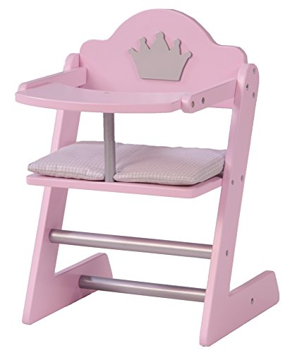 roba Puppenetagenbett aus Puppenmöbel Serie "Prinzessin Sophie", Puppenbett rosa lackiert, Puppenzubehör inkl. textiler Ausstattung