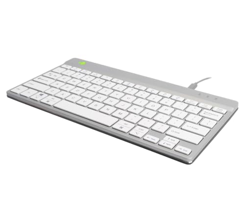 R-Go Tools Compact Break RGOCOUKWDWH Tastatur USB QWERTY Englisch Weiß (RGOCOUKWDWH)