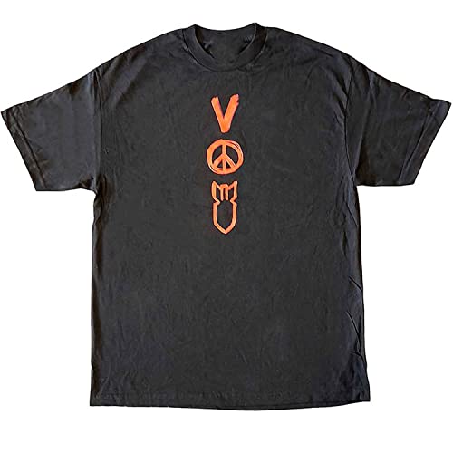 U2 - Vertigo Tour 2005 T-Shirt für Herren/Damen Unisex (XL) (Schwarz)