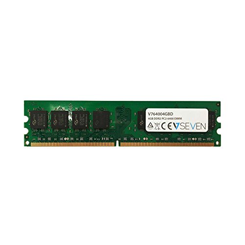 V7 V764004GBD Desktop DDR2 DIMM Arbeitsspeicher 4GB (800MHZ, CL5, PC2-6400, 240pin, 1.8 Volt)
