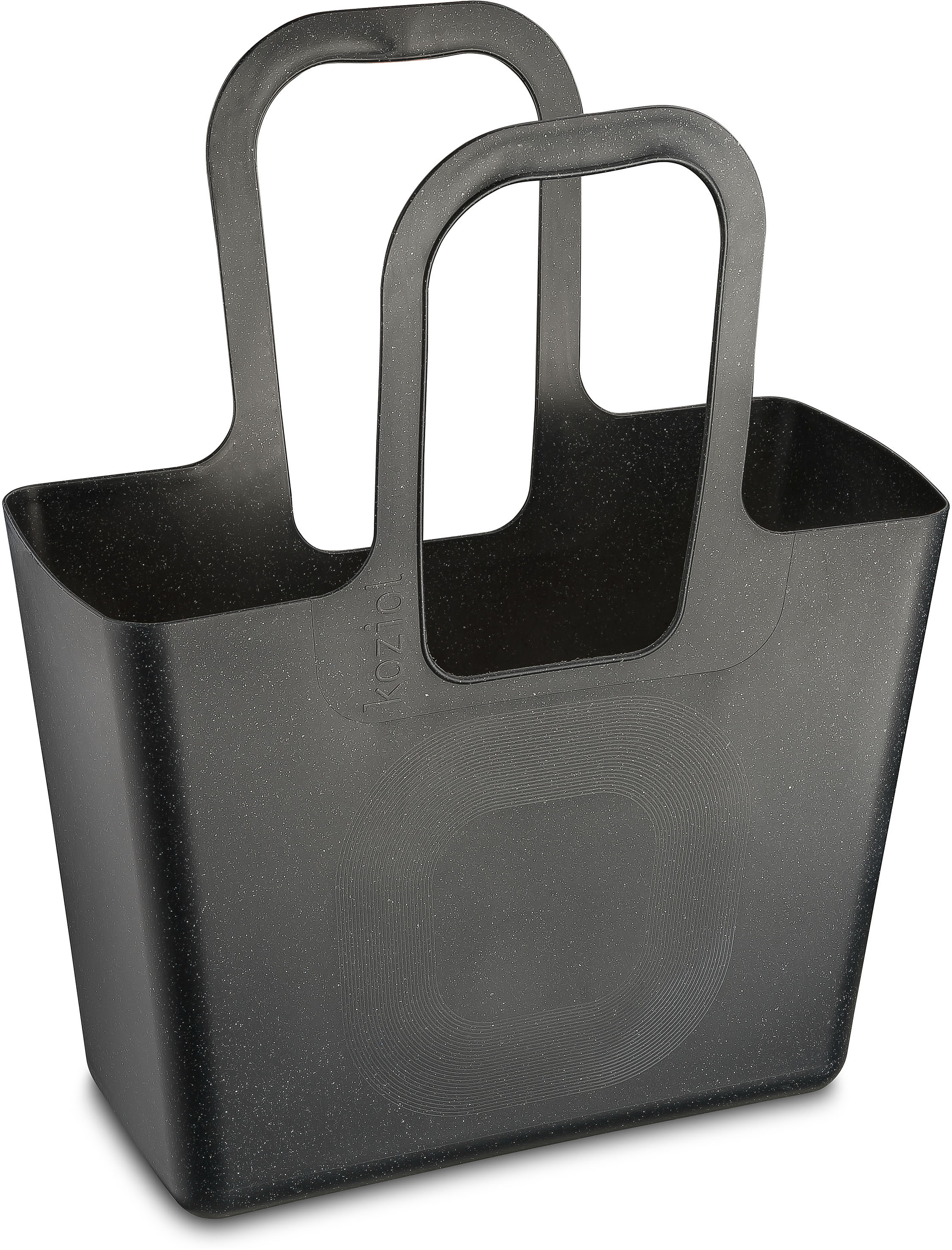 Koziol Einkaufstasche XL Coal 54 x 44 cm schwarz organisch recycelbar