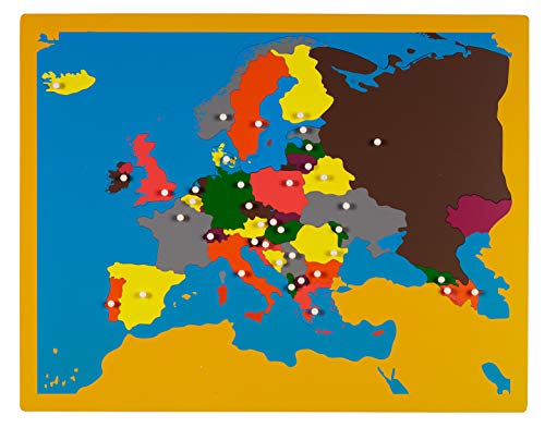großes Europa-Puzzle - Mit Montessori-Material Europa entdecken, ca. 57 x 44 cm