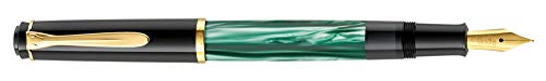 Pelikan füllhalter m200 grün-marmoriert ef-feder (extra fein)