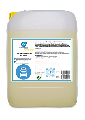 KaiserRein LKW-Grundreiniger alkalisch 25kg ist EIN alkalischer Kanister Sprüh-Grundreiniger mit sehr guter Reinigungswirkung I Nutzfahrzeugreiniger