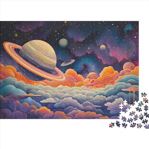 Planetary Vision Holzpuzzles Erwachsene 1000 Teile Geburtstagsgeschenk Educational Game Wohnkultur Family Challenging Games Stress Relief 1000pcs (75x50cm)