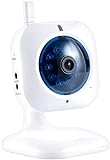 FreeTec Baby Überwachung: IP-Netzwerk-Kamera mit Bewegungserkennung, QR-Code IR, 2-Wege-Audio (Baby Cam)