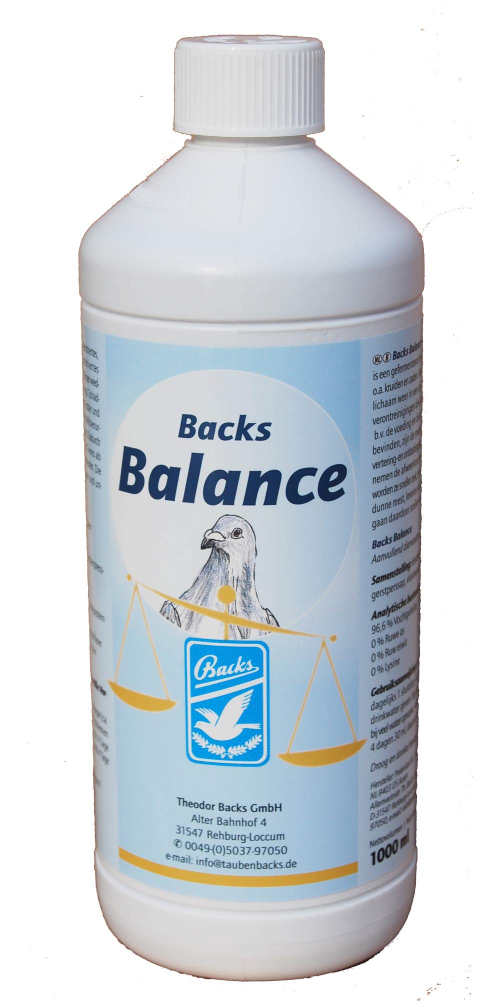 Backs Balance 1000 ml - Kräuter und Saaten für eine optimale Balance