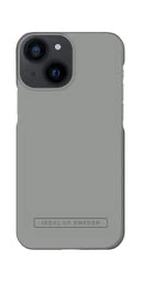 IDEAL OF SWEDEN Ultra-schlanke Silikon Handyhülle mit einem leichten Gewicht - Schützende stoßfeste Abdeckung in trendigen Farbdesigns, kompatibel mit iPhone 13 Mini (Ash Grey)