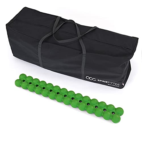 10 x Spinefitter by Sissel green und 1 x Coach Bag, Massagegerät für ihr Wohlbefinden, ideal zu Pilates und Yoga, inkl. Tragetasche zum Verstauen ihres Zubehörs